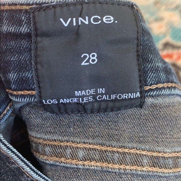 VINCE. Vintage indigo wash high rise sz 28 - Picture 3 of 10
